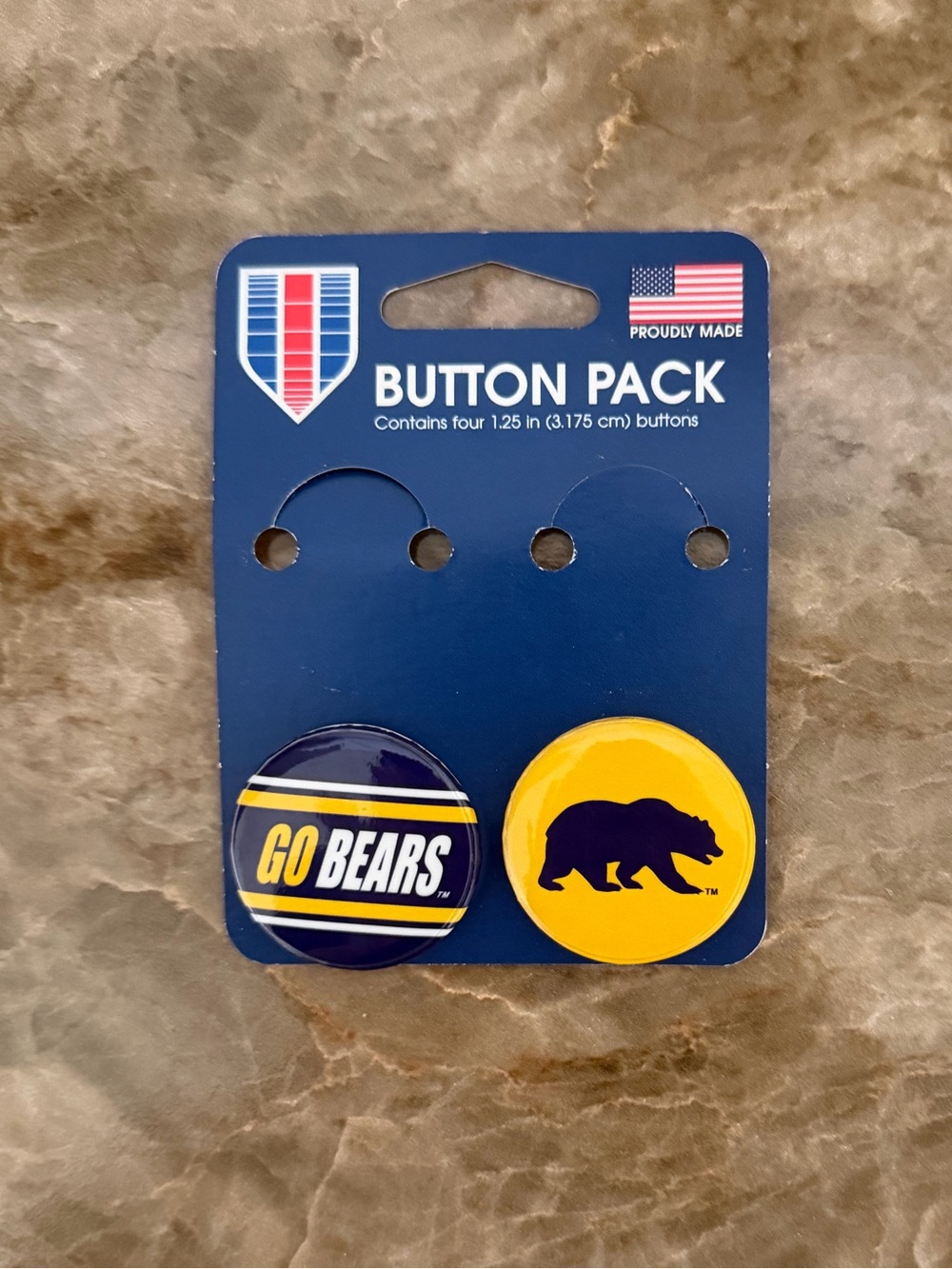 University of California Berkeley 2-Pack Buttons